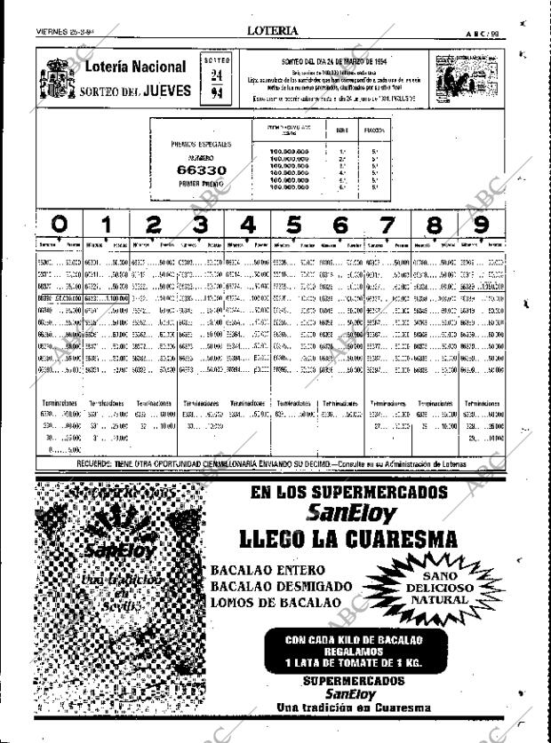 ABC SEVILLA 25-03-1994 página 99