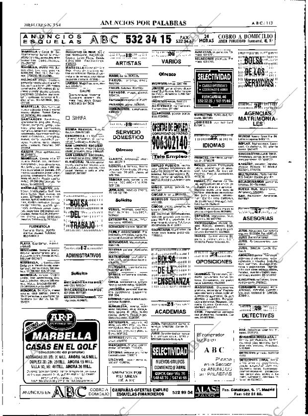 ABC MADRID 30-03-1994 página 113