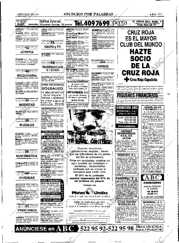 ABC MADRID 30-03-1994 página 117