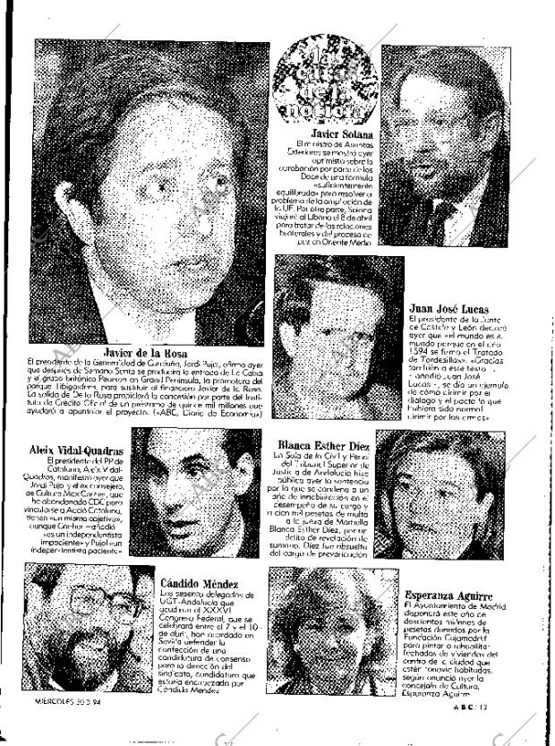 ABC MADRID 30-03-1994 página 13