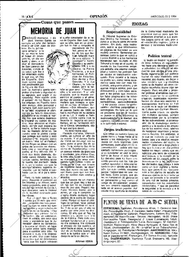 ABC MADRID 30-03-1994 página 18