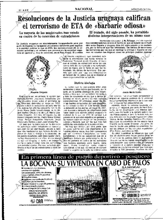 ABC MADRID 30-03-1994 página 22