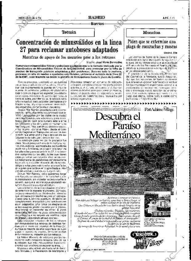 ABC MADRID 30-03-1994 página 71