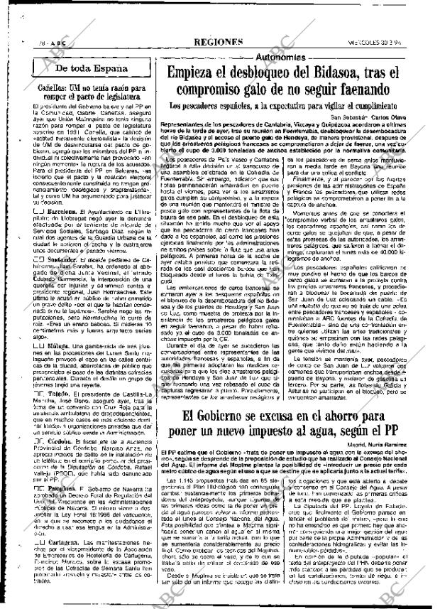 ABC MADRID 30-03-1994 página 78