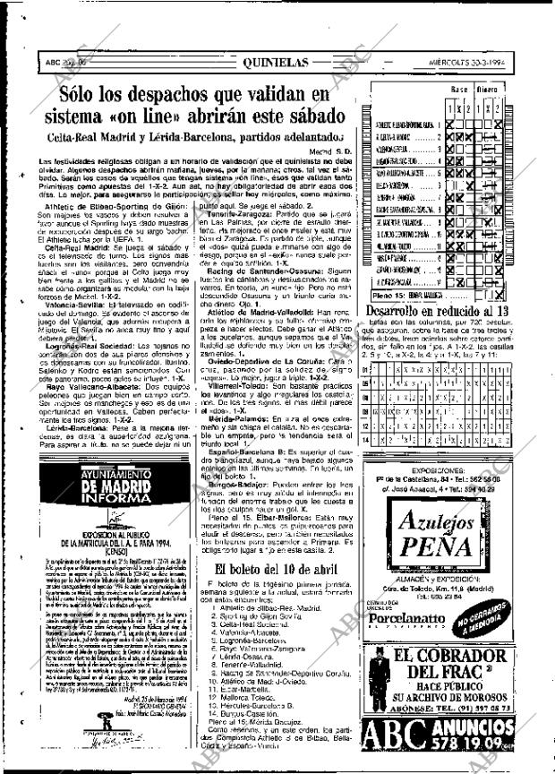 ABC MADRID 30-03-1994 página 86