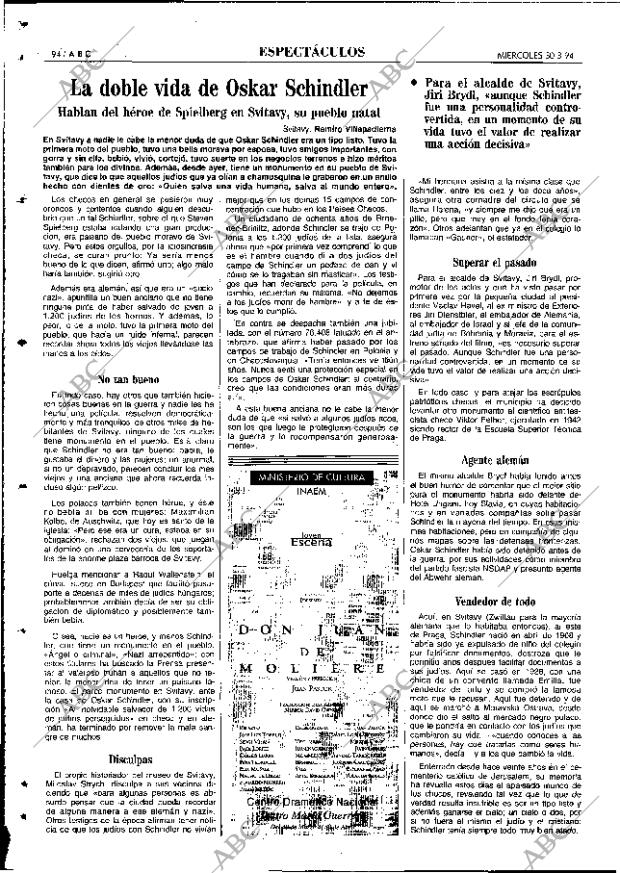 ABC MADRID 30-03-1994 página 94