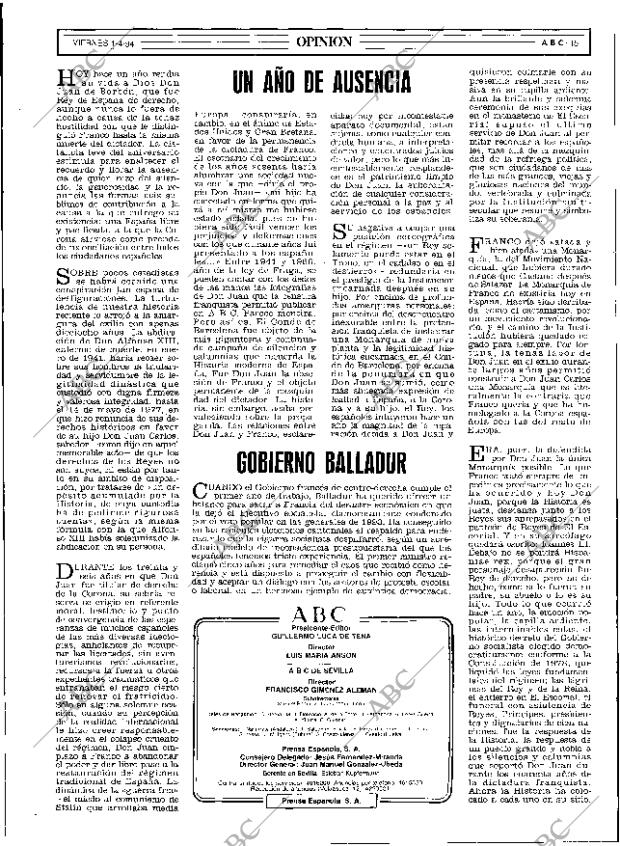 ABC SEVILLA 01-04-1994 página 15