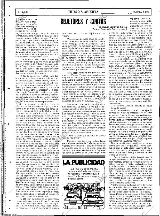 ABC SEVILLA 01-04-1994 página 64