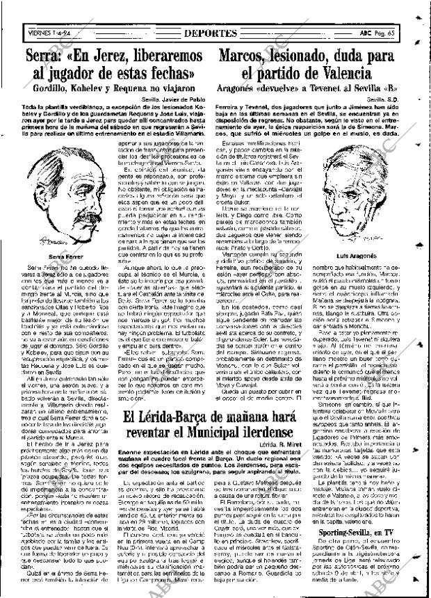 ABC SEVILLA 01-04-1994 página 65