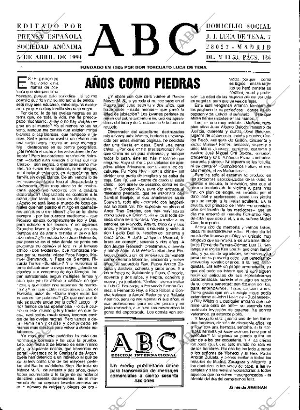 ABC MADRID 05-04-1994 página 3