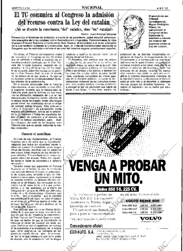 ABC SEVILLA 05-04-1994 página 25