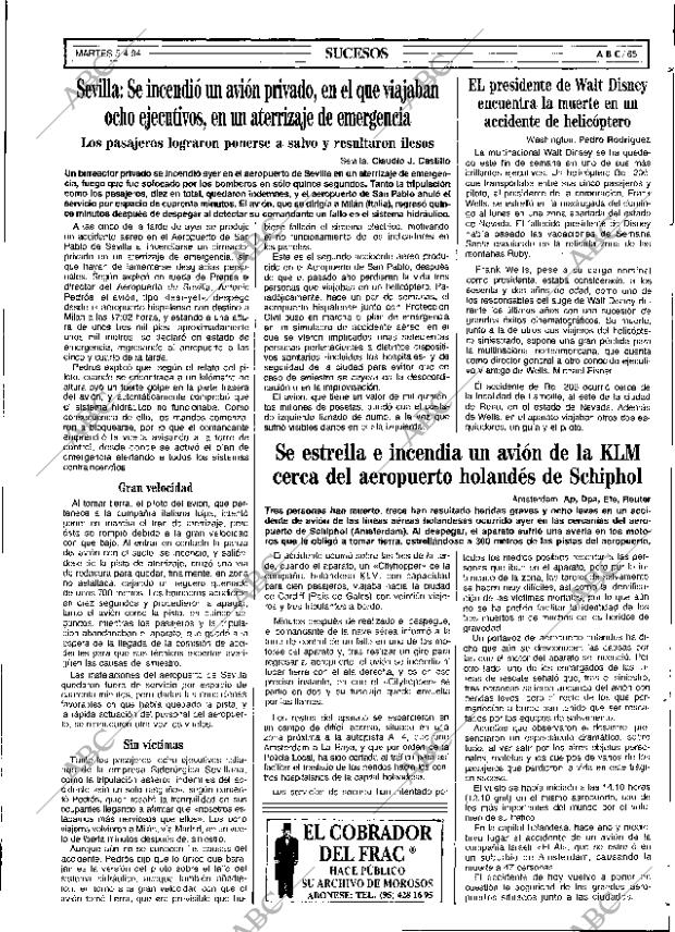 ABC SEVILLA 05-04-1994 página 65