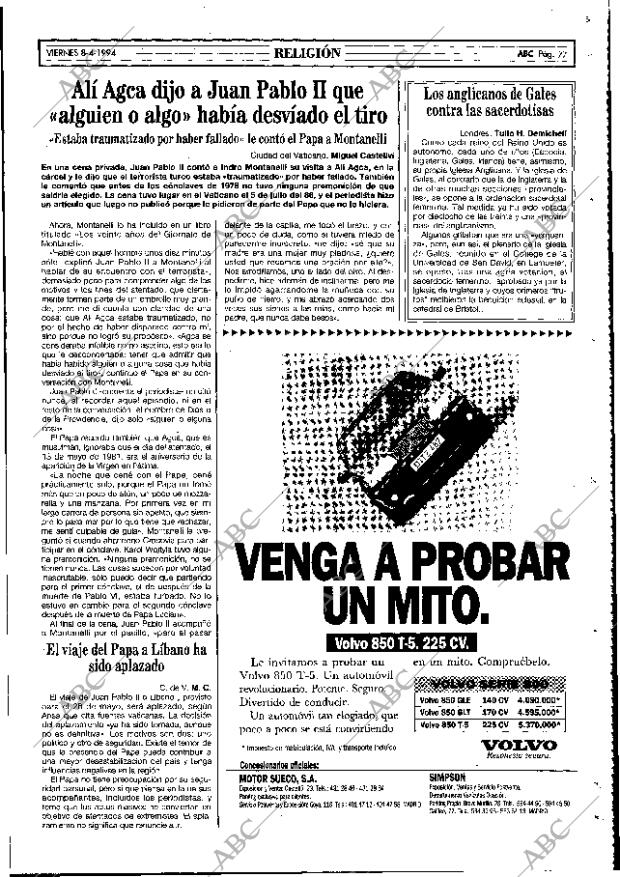 ABC MADRID 08-04-1994 página 77