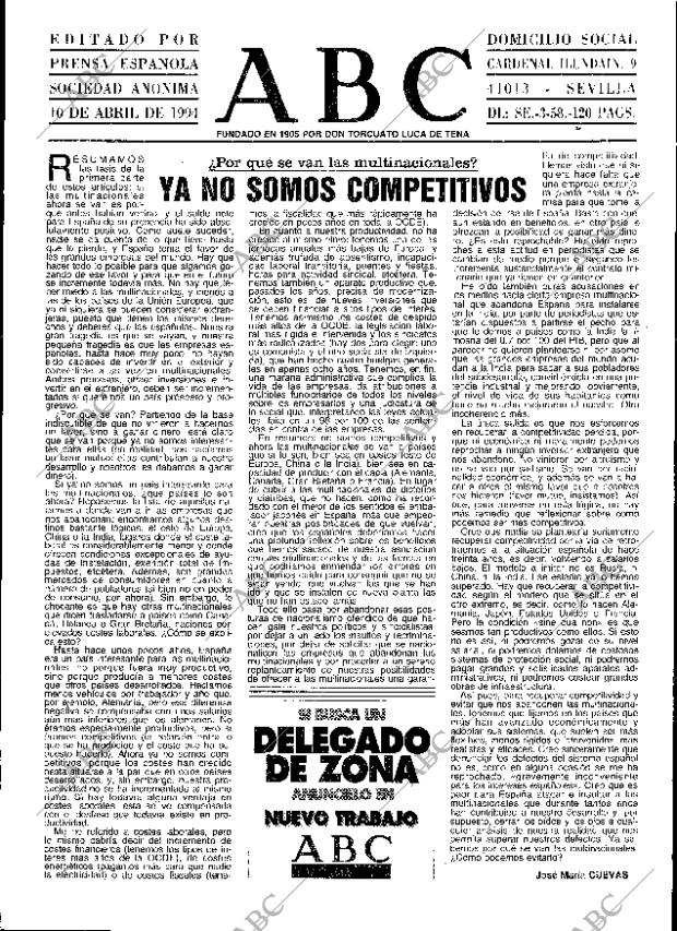 ABC SEVILLA 10-04-1994 página 3