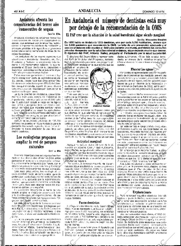 ABC SEVILLA 10-04-1994 página 48