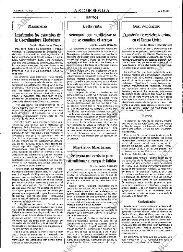 ABC SEVILLA 10-04-1994 página 63