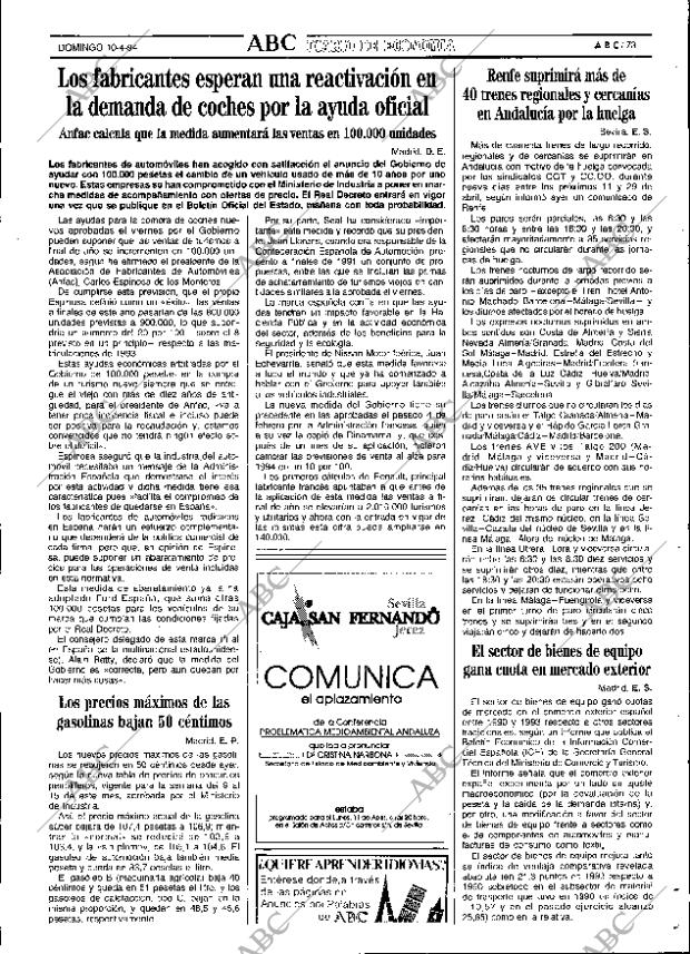 ABC SEVILLA 10-04-1994 página 73