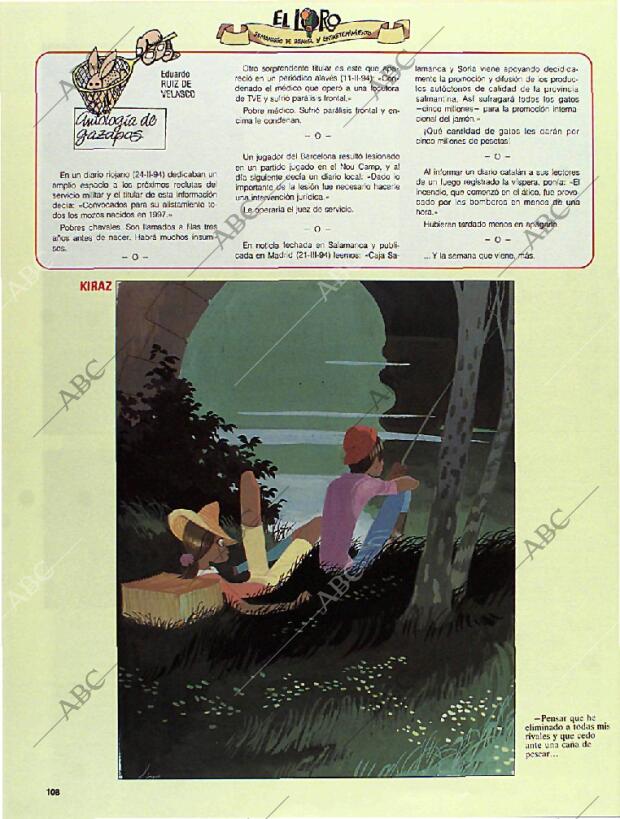 BLANCO Y NEGRO MADRID 10-04-1994 página 108