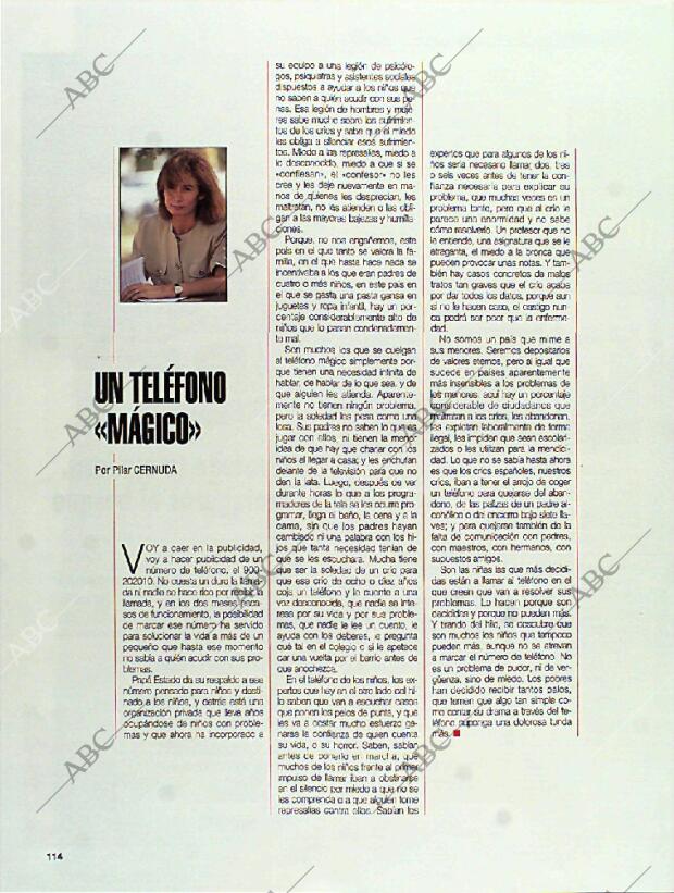 BLANCO Y NEGRO MADRID 10-04-1994 página 114