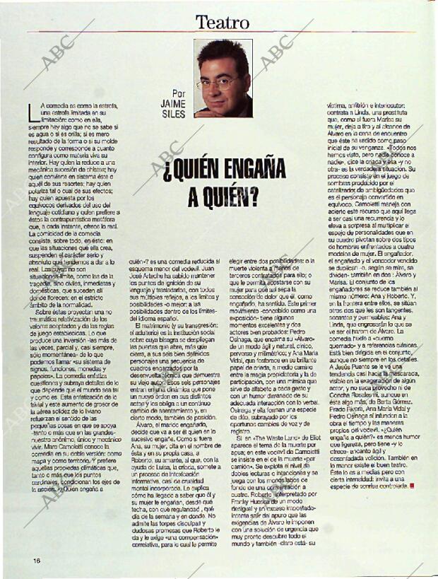 BLANCO Y NEGRO MADRID 10-04-1994 página 16