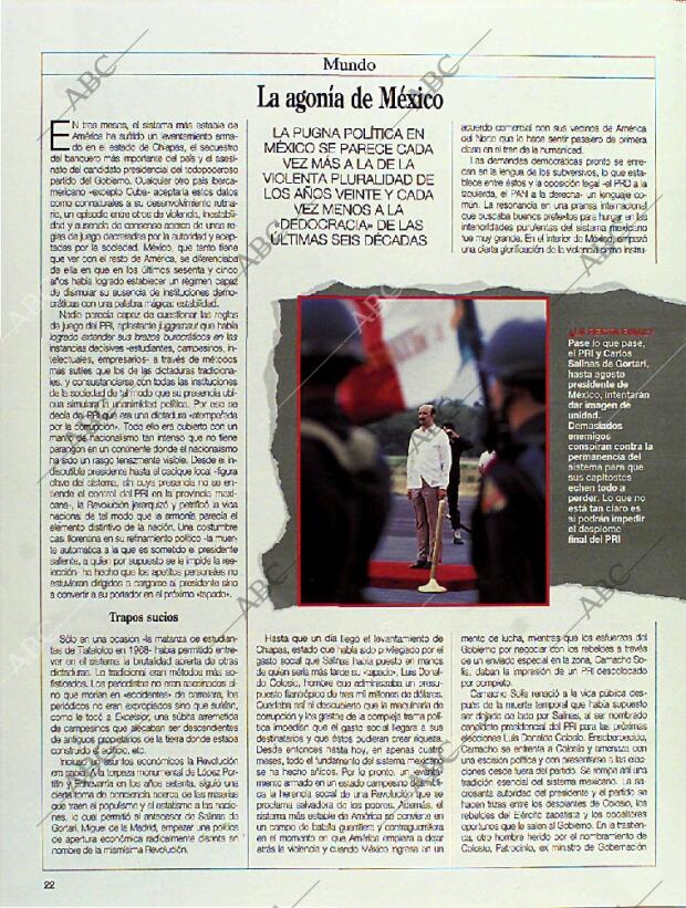 BLANCO Y NEGRO MADRID 10-04-1994 página 22