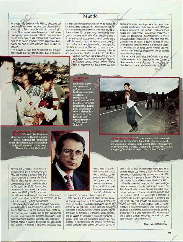 BLANCO Y NEGRO MADRID 10-04-1994 página 23