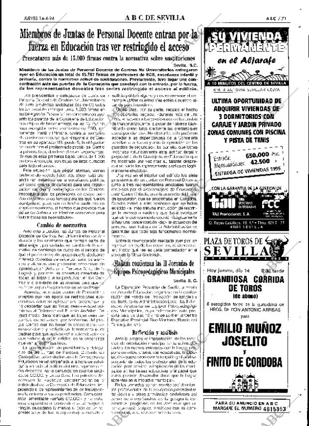 ABC SEVILLA 14-04-1994 página 71