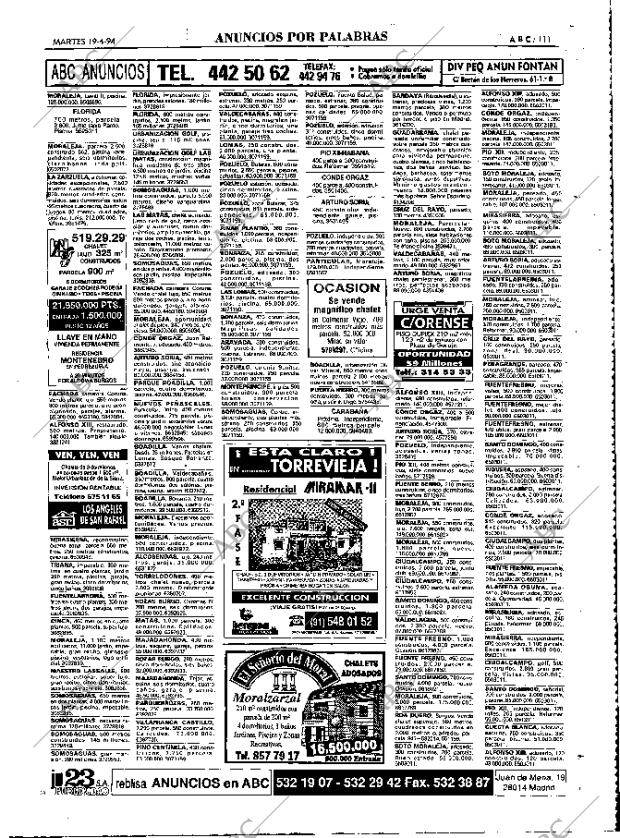 ABC MADRID 19-04-1994 página 111