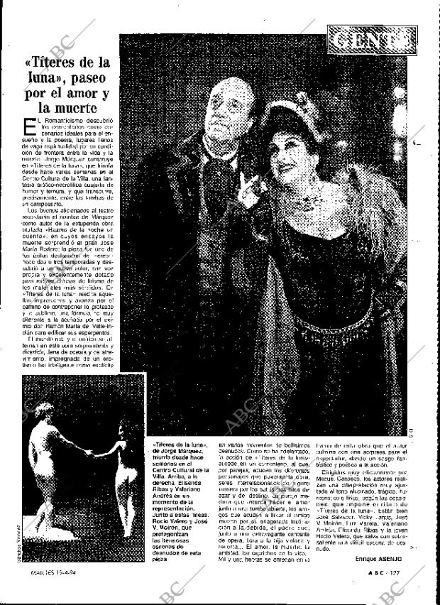 ABC MADRID 19-04-1994 página 127