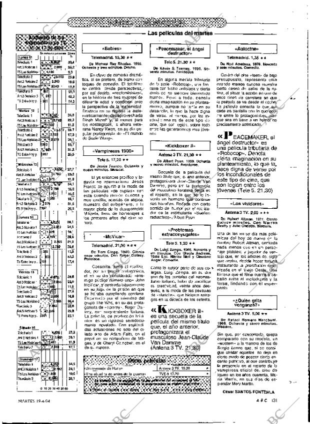 ABC MADRID 19-04-1994 página 131