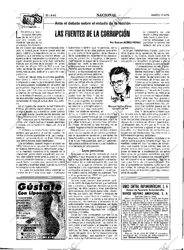 ABC MADRID 19-04-1994 página 30
