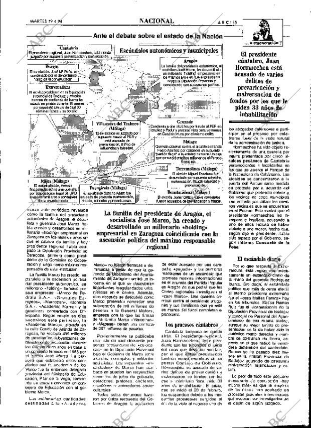 ABC MADRID 19-04-1994 página 35