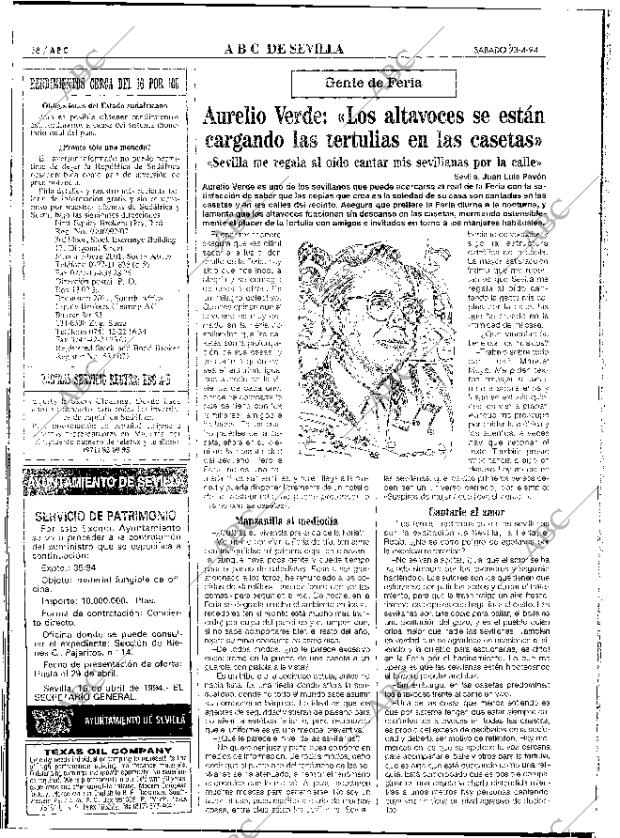 ABC SEVILLA 23-04-1994 página 58