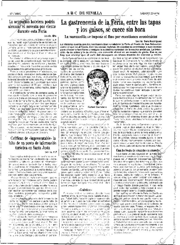 ABC SEVILLA 23-04-1994 página 62