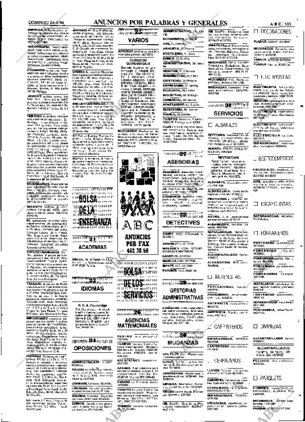 ABC SEVILLA 24-04-1994 página 103