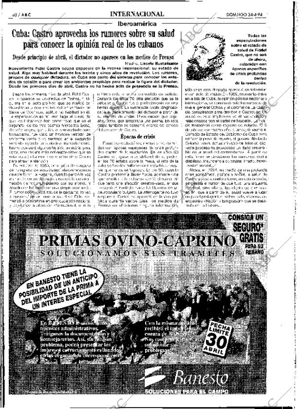 ABC SEVILLA 24-04-1994 página 40