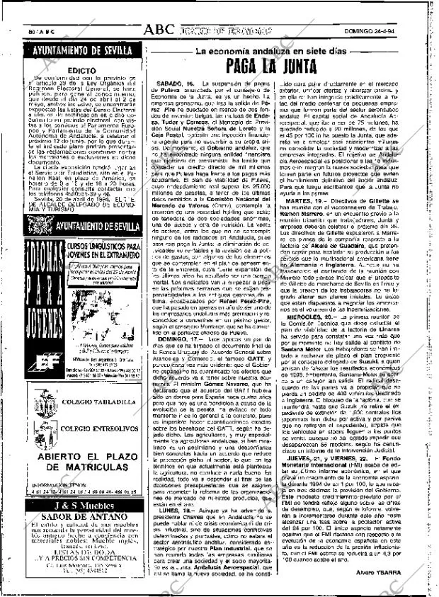 ABC SEVILLA 24-04-1994 página 80