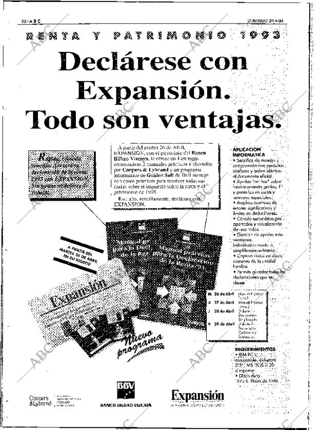 ABC SEVILLA 24-04-1994 página 82