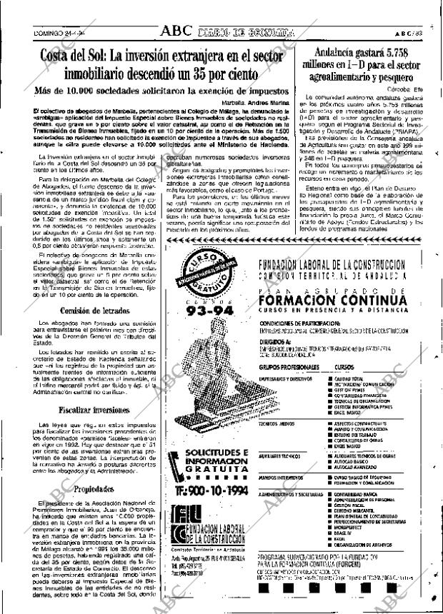 ABC SEVILLA 24-04-1994 página 83