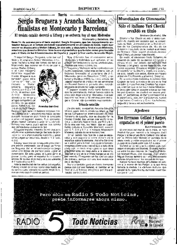 ABC SEVILLA 24-04-1994 página 95
