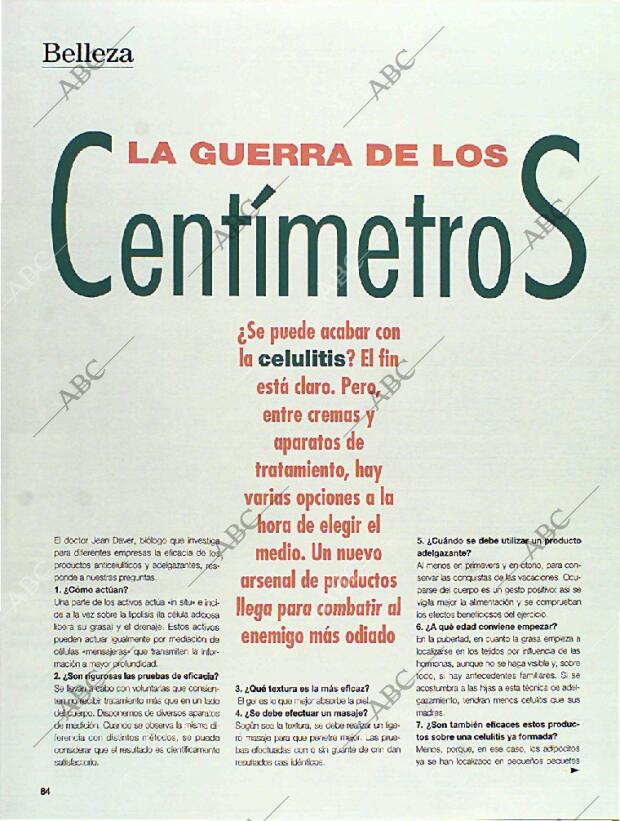 BLANCO Y NEGRO MADRID 24-04-1994 página 84