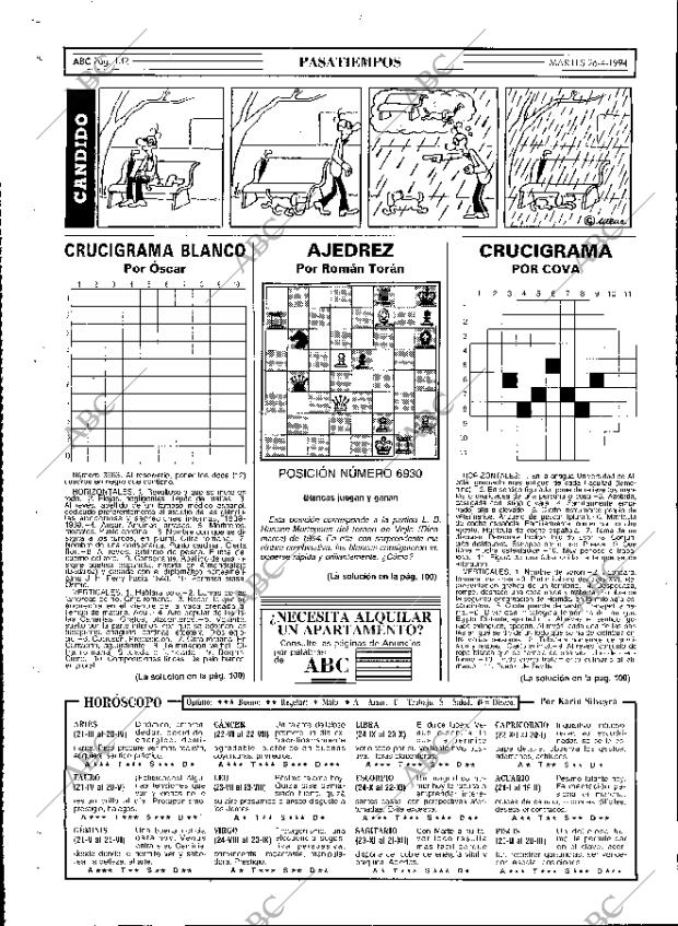 ABC MADRID 26-04-1994 página 132