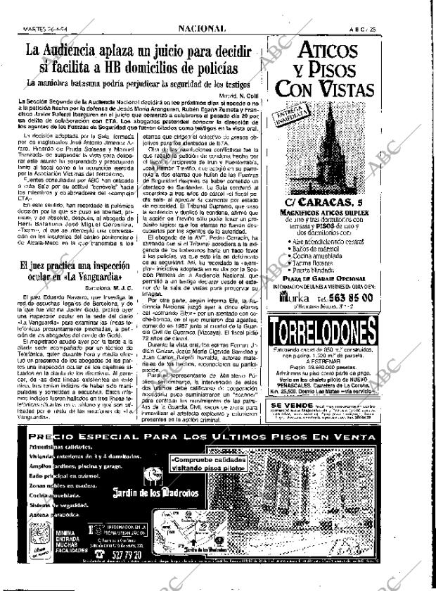 ABC MADRID 26-04-1994 página 25