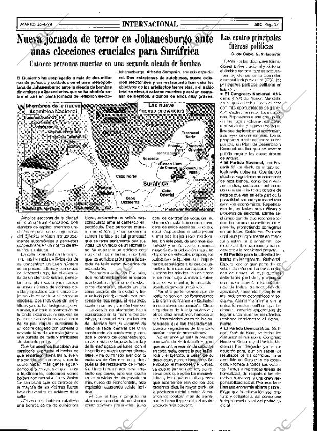 ABC MADRID 26-04-1994 página 27