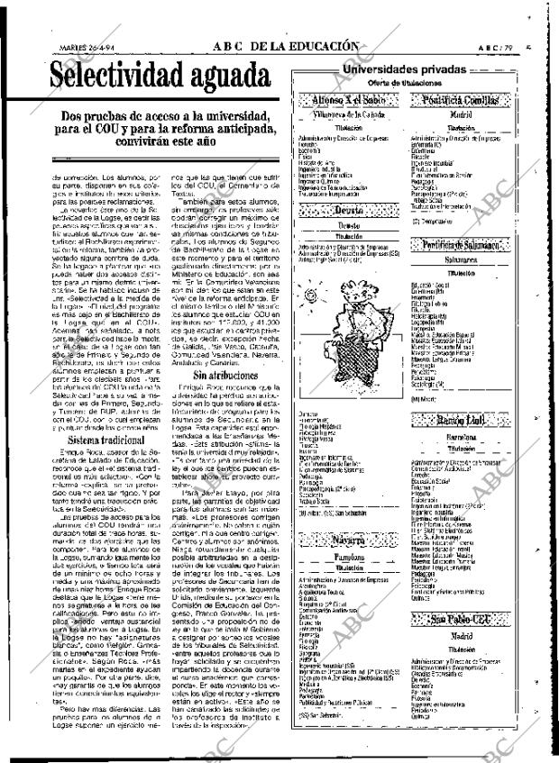 ABC MADRID 26-04-1994 página 79