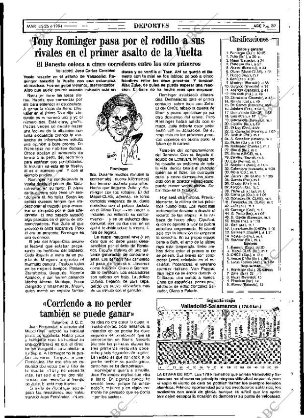 ABC MADRID 26-04-1994 página 89