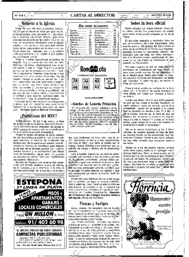 ABC SEVILLA 26-04-1994 página 18