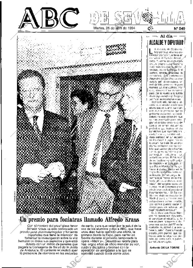 ABC SEVILLA 26-04-1994 página 61