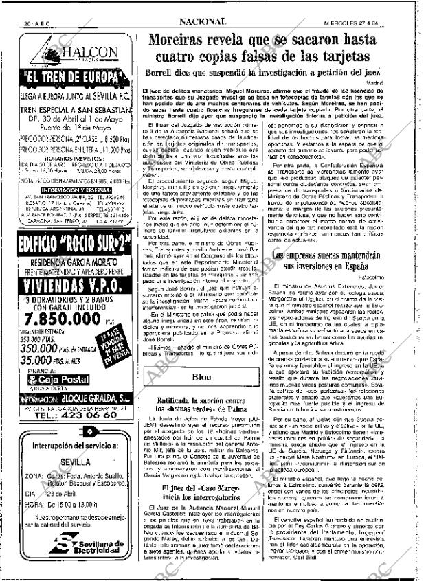 ABC SEVILLA 27-04-1994 página 26