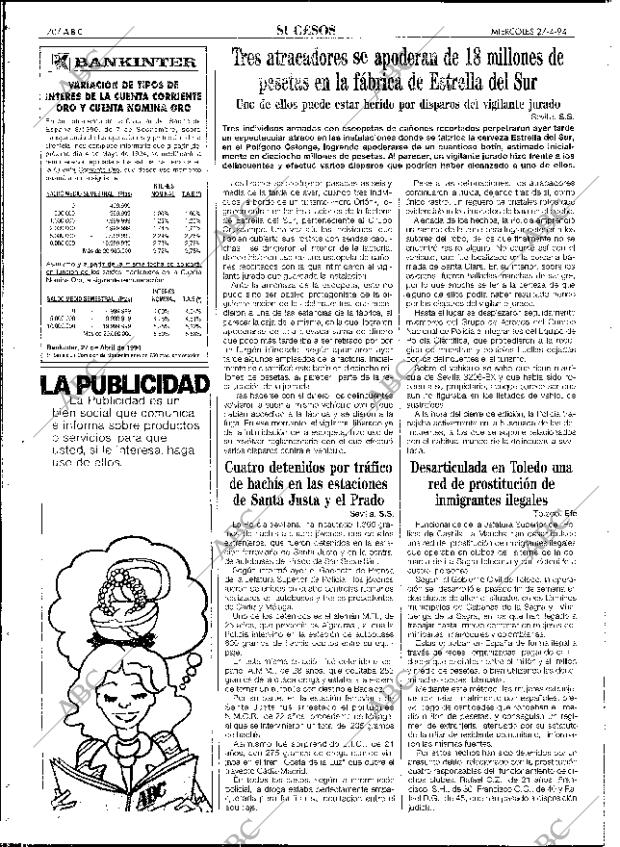 ABC SEVILLA 27-04-1994 página 70